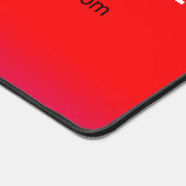 ロゴの追加カスタマイズ可能なBusiness Magenta デスクマット (コーナー)