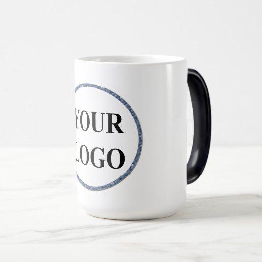 ロゴの追加カスタムパーソナライズされたアイディア モーフィングマグカップ (正面右)