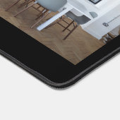 ロゴの追加カスタムフォト会社 デスクマット (コーナー)