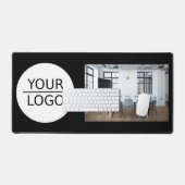 ロゴの追加カスタムフォト会社 デスクマット (キーボード&マウス)