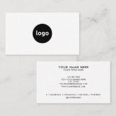 ロゴの追加カスタムプロフェッショナル名刺 名刺 (正面/裏面)