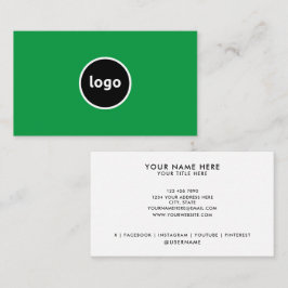 ロゴの追加カスタムプロフェッショナル名刺 名刺