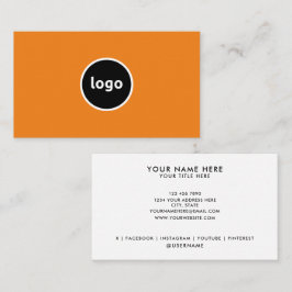 ロゴの追加カスタムプロフェッショナル名刺 名刺