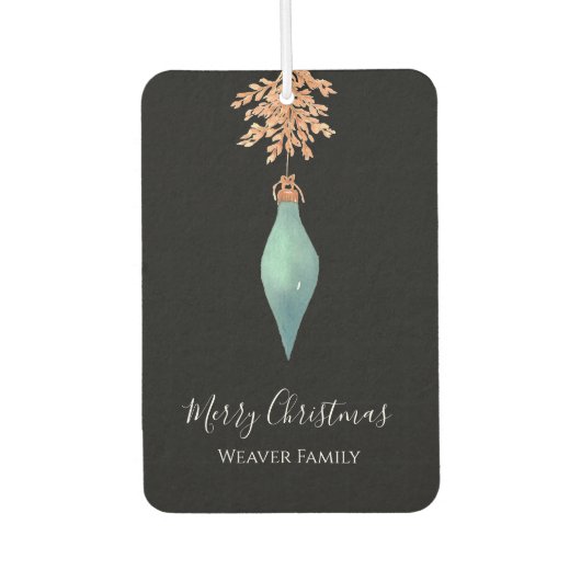 ロゴの追加カスタムプロモーションのクリスマスプレゼント カーエアーフレッシュナー (正面)