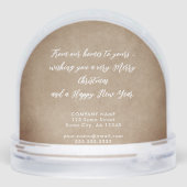 ロゴの追加カスタム文字クリスマスツリー顧客 (裏面)