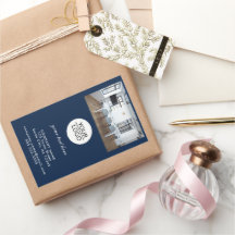 ロゴの追加カスタム文字フォトプロモーション青