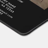 ロゴの追加カスタム文字フォト会社 デスクマット (コーナー)