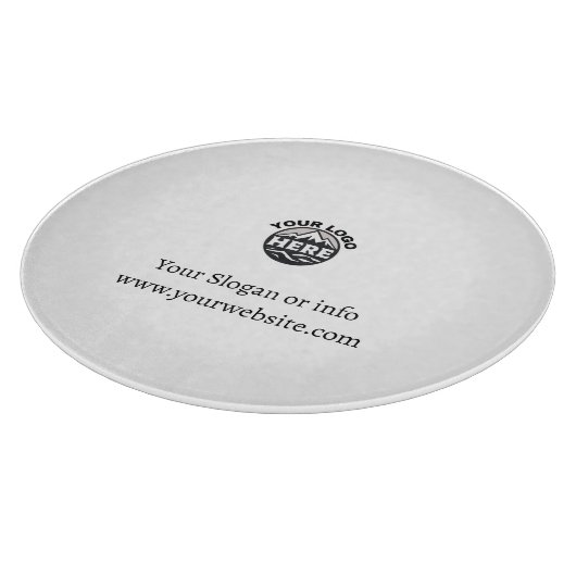 ロゴの追加カスタム文字プロモーションサークル カッティングボード (角)