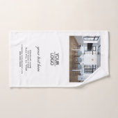 ロゴの追加カスタム文字プロモーション写真 ハンドタオル (ハンドタオル)