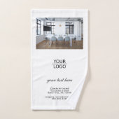 ロゴの追加カスタム文字プロモーション写真 ハンドタオル (ハンドタオル)