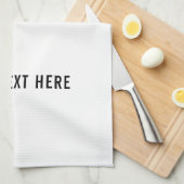 ロゴの追加カスタム文字プロモーション キッチンタオル (四つ折り)