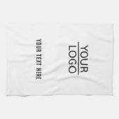 ロゴの追加カスタム文字プロモーション キッチンタオル (横)