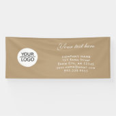 ロゴの追加カスタム文字会社のプロモーション 横断幕 (横)