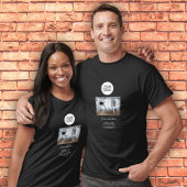 ロゴの追加カスタム文字会社フォトプロモーション Tシャツ