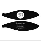 ロゴの追加カスタム文字会社ブラック ミニバスケットボール (パネル)