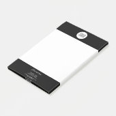 ロゴの追加カスタム文字会社プロモーションブラック ポストイット (アングル)