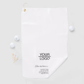 ロゴの追加カスタム文字会社プロモーション白 ゴルフタオル (インサイチュ)