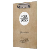 ロゴの追加カスタム文字会社素朴プロモーション クリップボード (左)