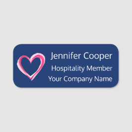 ロゴの追加カスタム文字名タグバッジ簡単読 名札