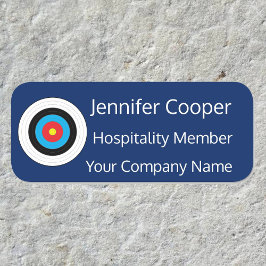 ロゴの追加カスタム文字名タグバッジ簡単読 名札