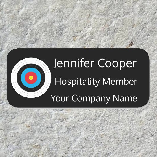 ロゴの追加カスタム文字名タグバッジ簡単読 名札