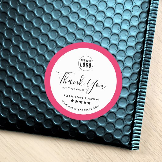 ロゴの追加カスタム縁ど色ありがとうご確認 ラウンドシール