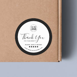 ロゴの追加カスタム縁ど色ありがとうご確認 ラウンドシール