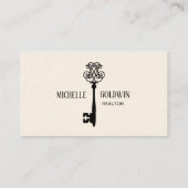 ロゴの追加カラーの変更不動産仲介業者プロフェッショナル写真 名刺 (裏面)