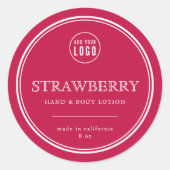 ロゴの追加クラシックカスタム製品の色 ラウンドシール (正面)