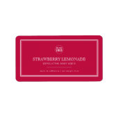 ロゴの追加クラシックカスタム製品の色 ラベル (正面)