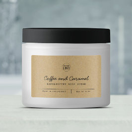 ロゴの追加グレースクリプトラインクラフト製品ラベル ラベル