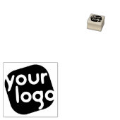 ロゴの追加シンプルビジネスエレガントプロフェッショナル ラバースタンプ (押印)