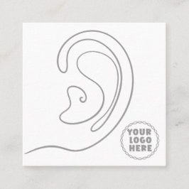 ロゴの追加ジュエリーイヤリング表示カード コーリングカード