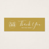 ロゴの追加ソーシャルメディア感謝の編集可能な色 (正面)