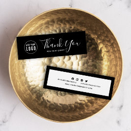 ロゴの追加ソーシャルメディア感謝の編集可能な色