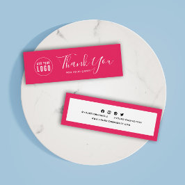 ロゴの追加ソーシャルメディア感謝の編集可能な色