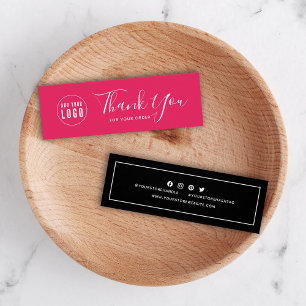 ロゴの追加ソーシャルメディア感謝の編集可能な色