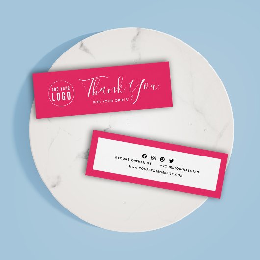 ロゴの追加ソーシャルメディア感謝の編集可能な色