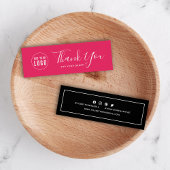 ロゴの追加ソーシャルメディア感謝の編集可能な色