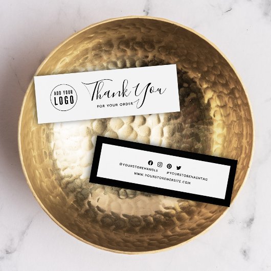 ロゴの追加ソーシャルメディア感謝の編集可能な色