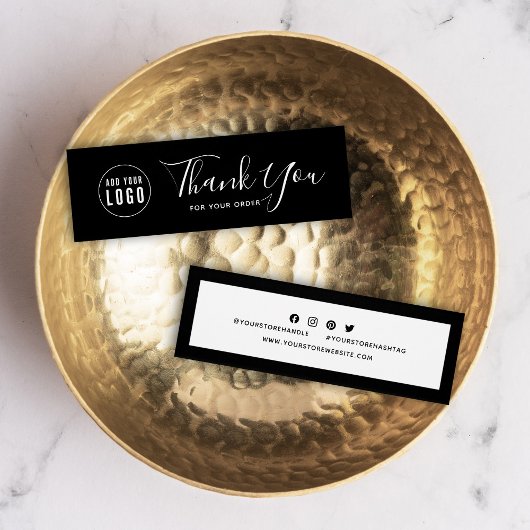 ロゴの追加ソーシャルメディア感謝の編集可能な色