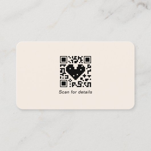 ロゴの追加ソーシャルメディアQRコードバス企業のイン 名刺 (裏面)