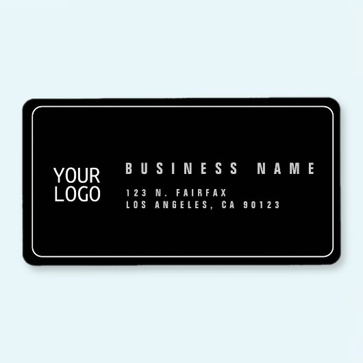 ロゴの追加テンプレート差出人住所 ラベル