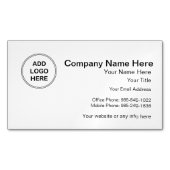 ロゴの追加デザイン マグネット名刺 (正面)