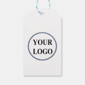 ロゴの追加バチェロレッテメッセージカードパーティー ギフトタグ (裏面)