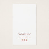 ロゴの追加バラ縁ど金ゴールドイヤリングディスプレイカード (裏面)