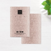 ロゴの追加バラ金ゴールドグリッターイヤリングディスプレイ (デスク)