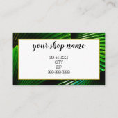 ロゴの追加ビジネスギフト証明書のマーケティング 名刺 (裏面)