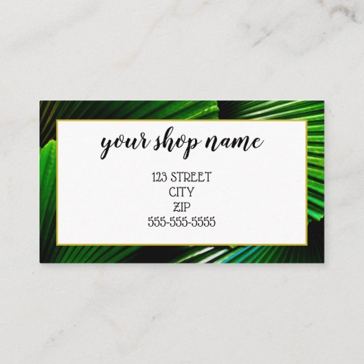 ロゴの追加ビジネスギフト証明書のマーケティング 名刺 (裏面)