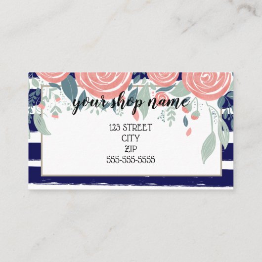 ロゴの追加ビジネスギフト証明書のマーケティング 名刺 (裏面)